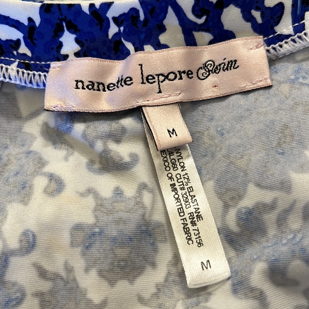 Nanette Lepore “Saint Etienne” Rashguard Swim Cover - Picture 13 of 16